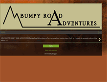 Tablet Screenshot of bumpyroadadventures.com